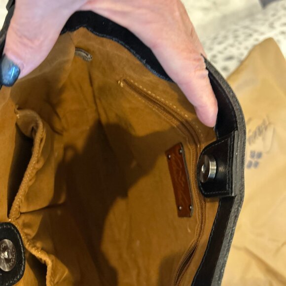 PATRICIA NASH BLACK SHOULDER BAG SIZE LG - Picture 7 of 7